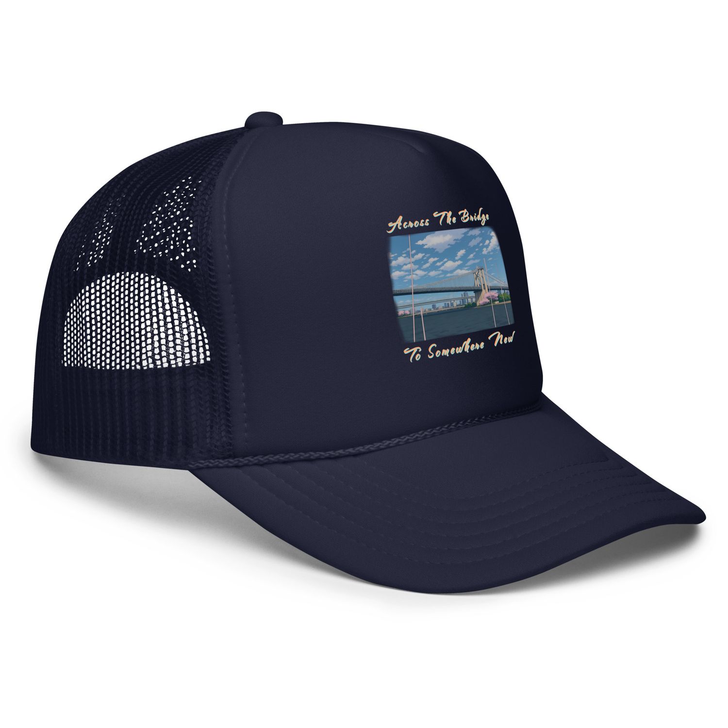 Across The Bridge Foam trucker hat