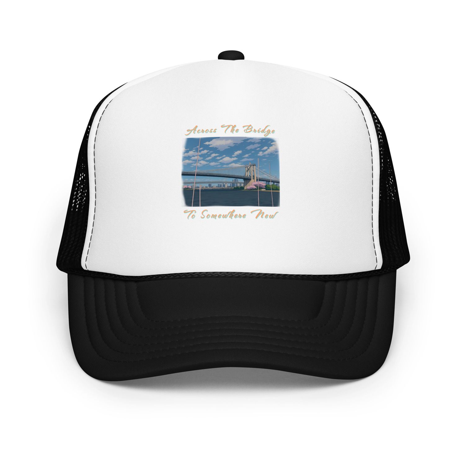 Across The Bridge Foam trucker hat