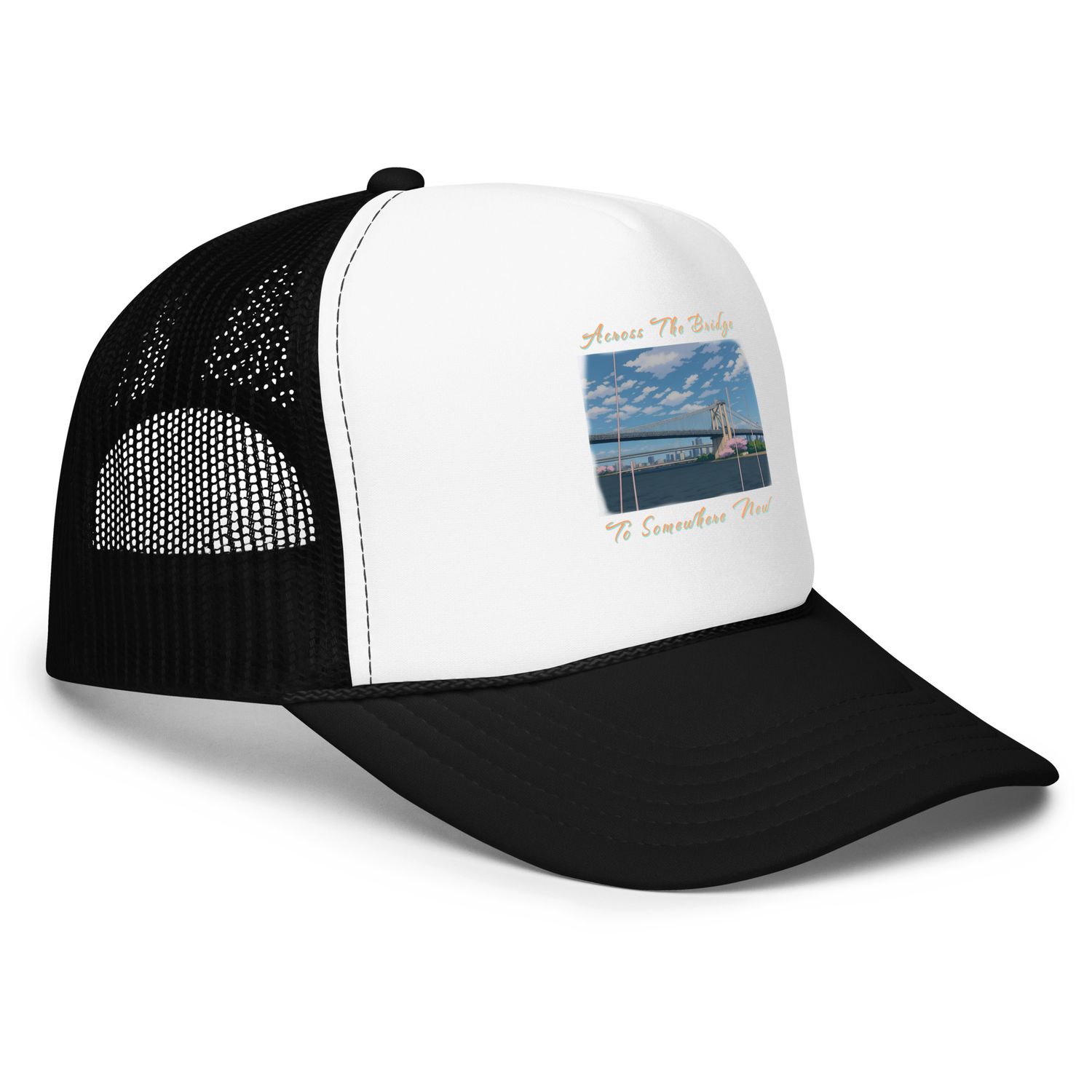 Across The Bridge Foam trucker hat