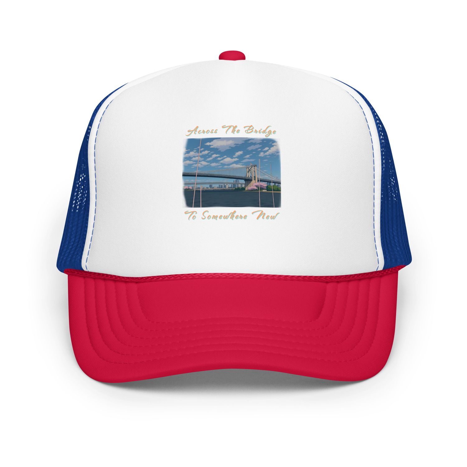 Across The Bridge Foam trucker hat