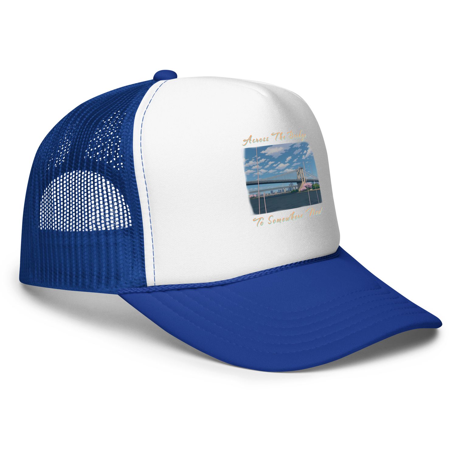 Across The Bridge Foam trucker hat