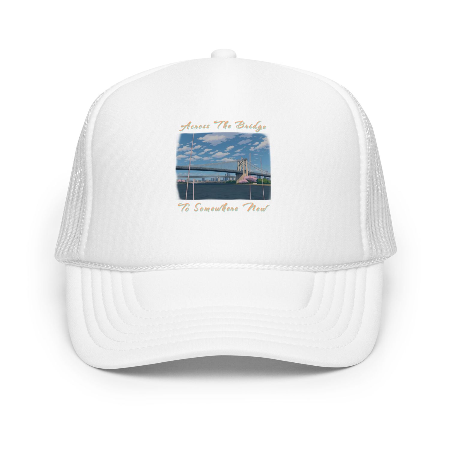 Across The Bridge Foam trucker hat