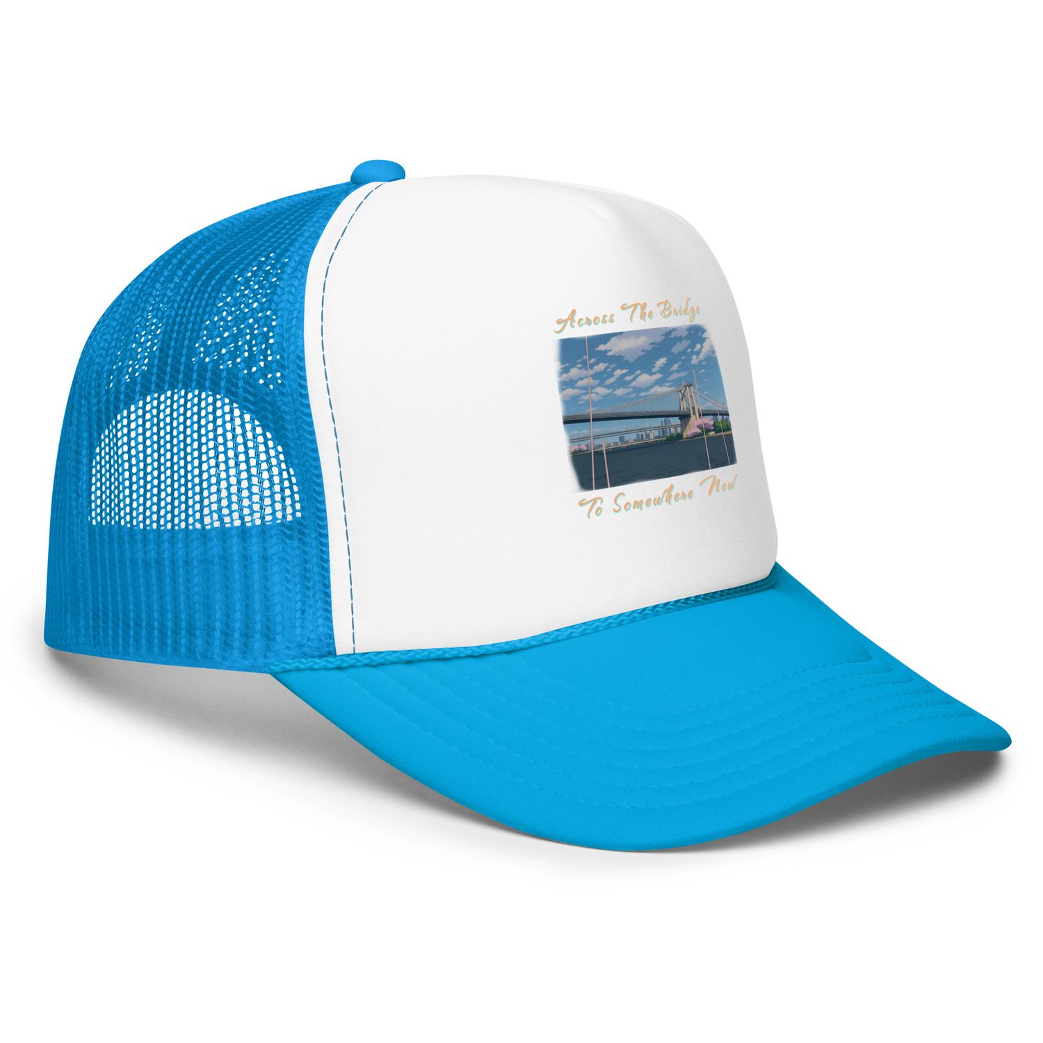 Across The Bridge Foam trucker hat