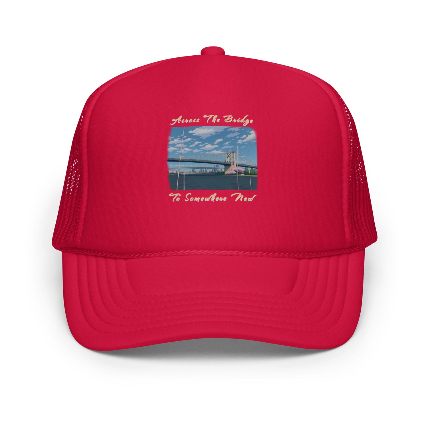 Across The Bridge Foam trucker hat