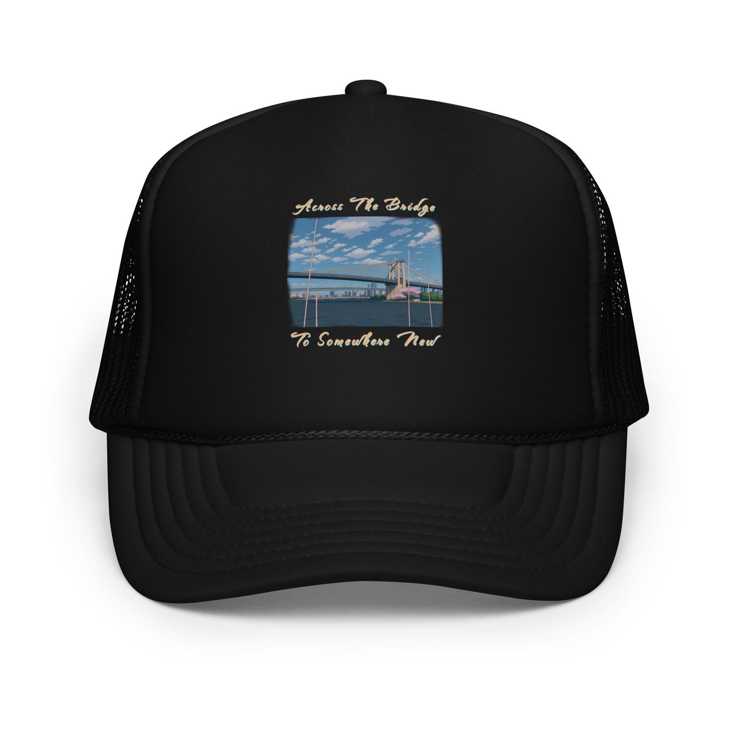Across The Bridge Foam trucker hat