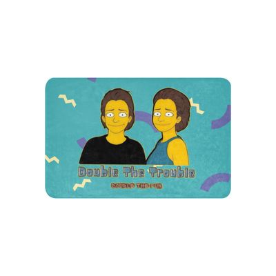 Double Trouble Sherpa blanket