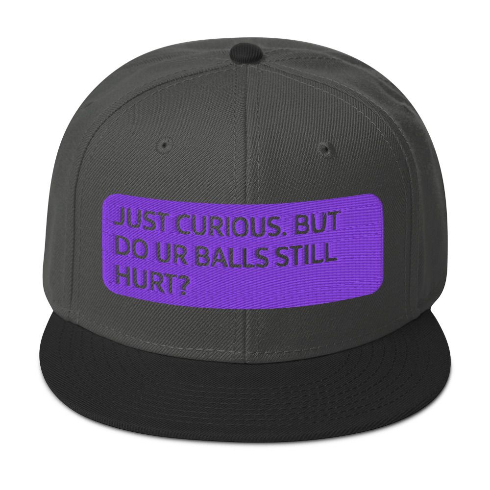 Just Curious Snapback Hat