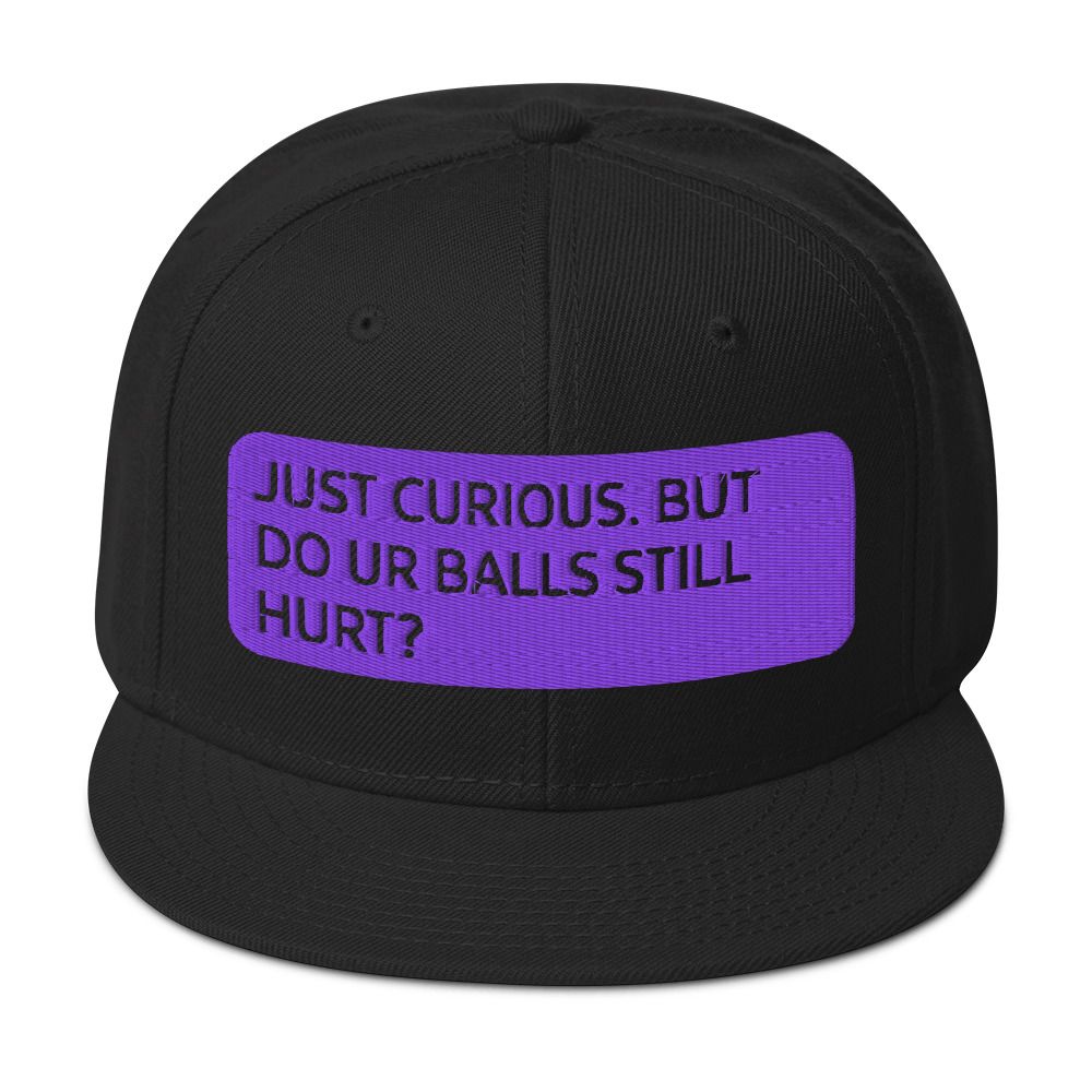 Just Curious Snapback Hat