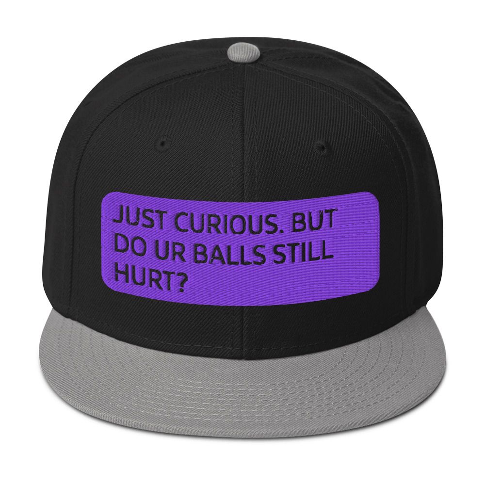 Just Curious Snapback Hat