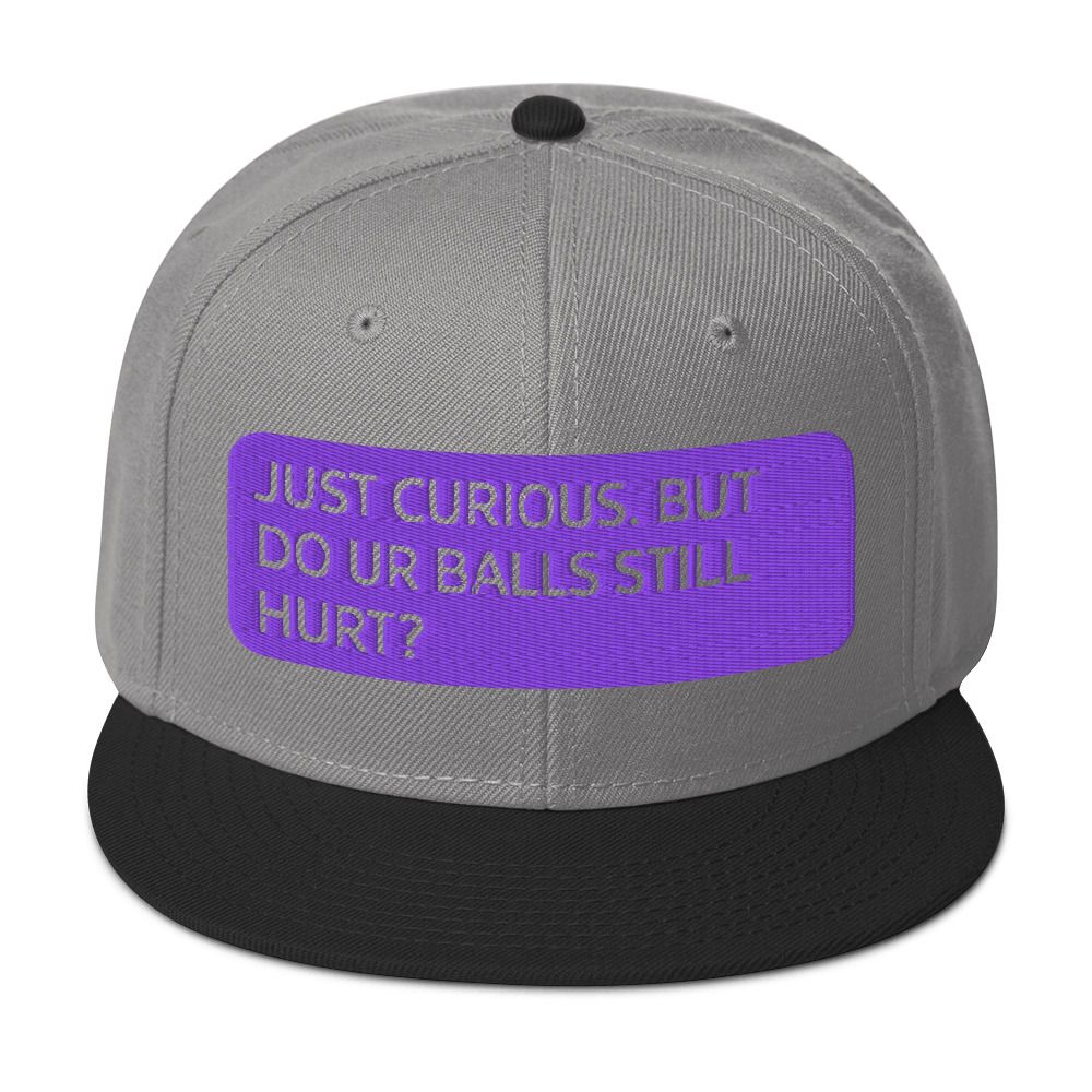Just Curious Snapback Hat