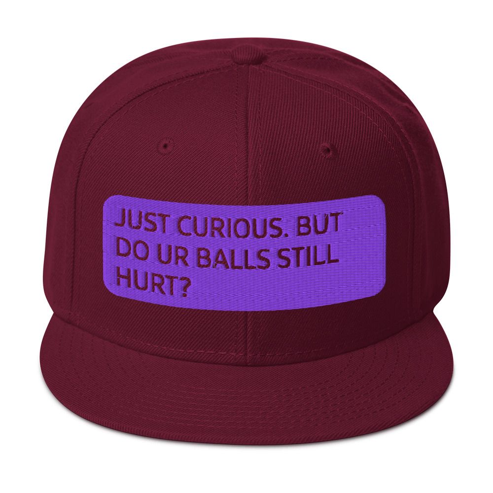 Just Curious Snapback Hat