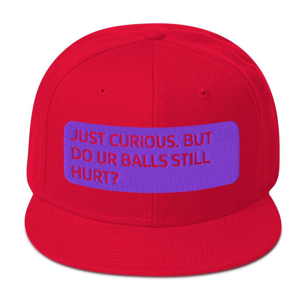 Just Curious Snapback Hat