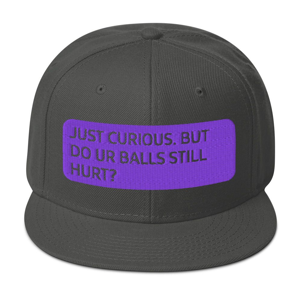 Just Curious Snapback Hat