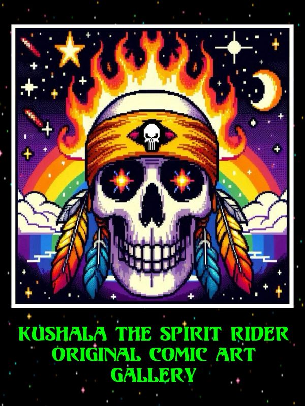 Kushala The Spirit Rider Original Comic Art
