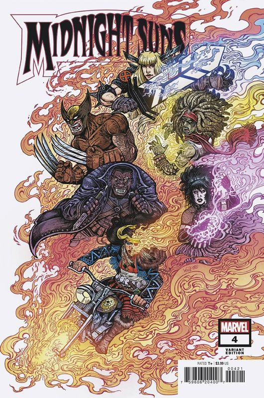 Midnight Suns #4 - 1:25 Retailer Incentive Variant Cover