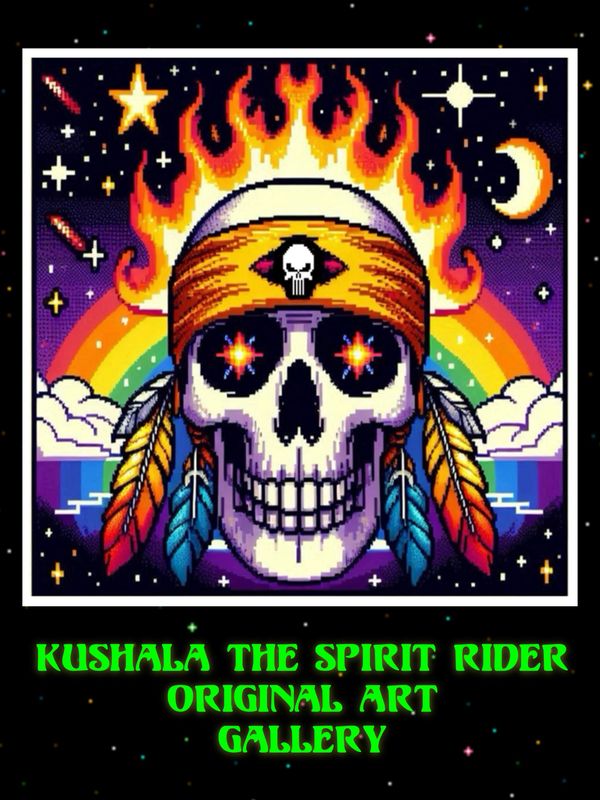 Kushala The Spirit Rider Original Comic Art
