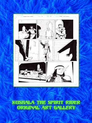 Kushala The Spirit Rider Original Art Gallery