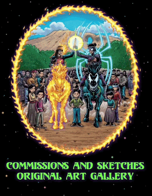 Commissions and Sketches Original Art Gallery