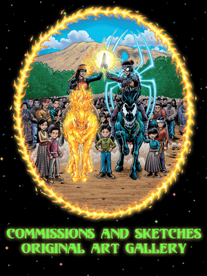 Commissions and Sketches Original Art Gallery