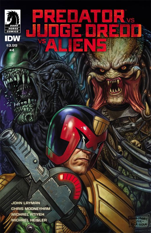 Predator Vs Judge Dredd Vs Aliens Issue 4 (2017)