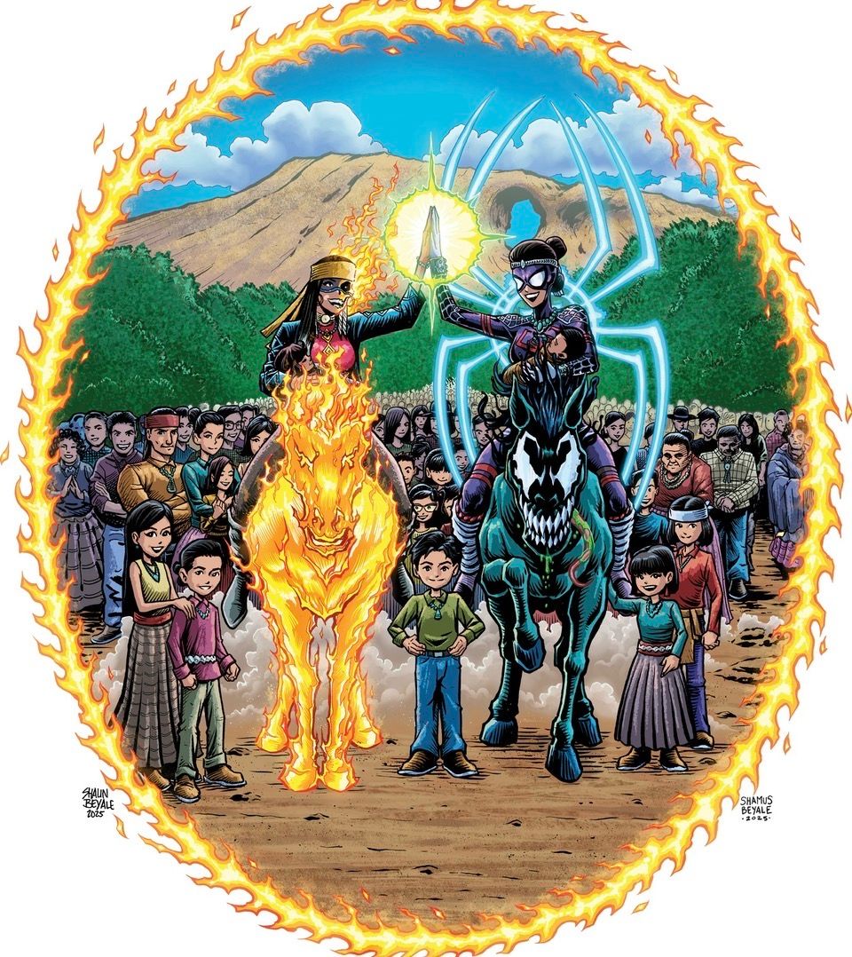 Spirit Rider and Spider-Weaver Rescuing Indigenous Peoples Enslaved In The San Luis Valley of Colorado