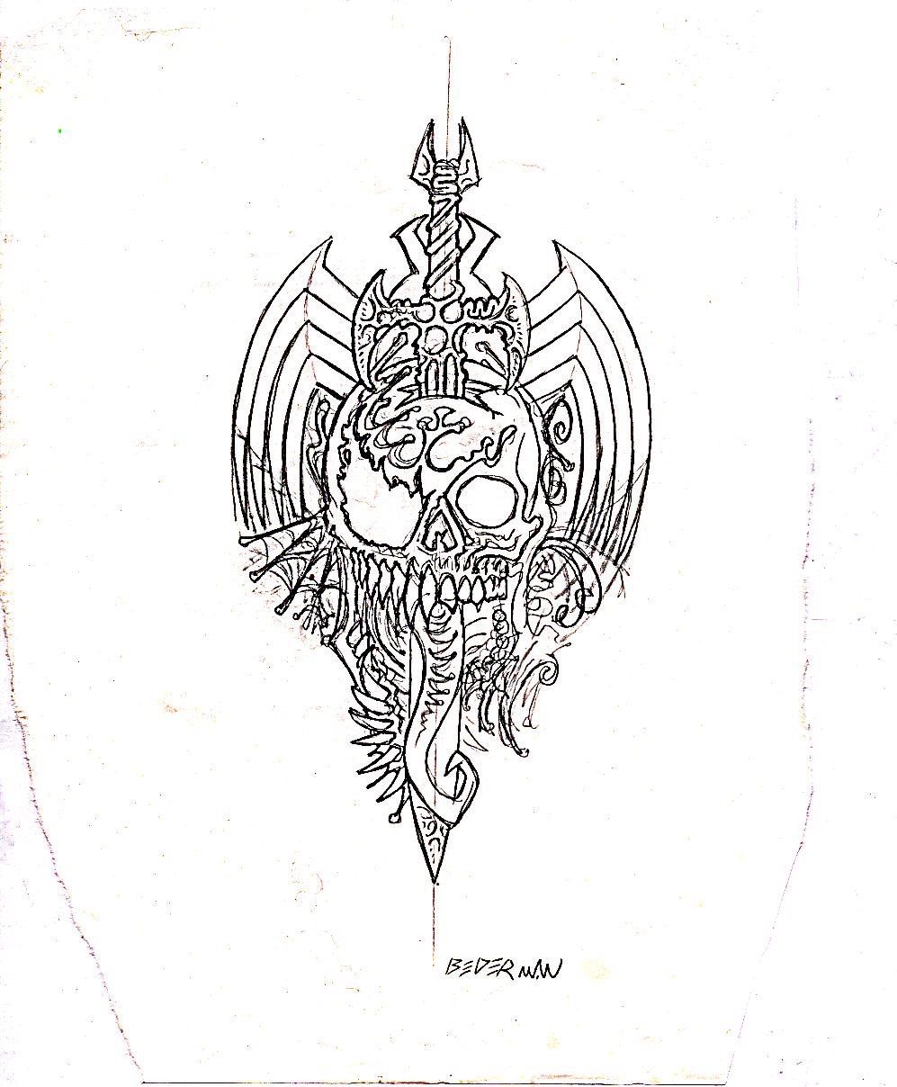 King In Black Issue 1 Cover Sketch
