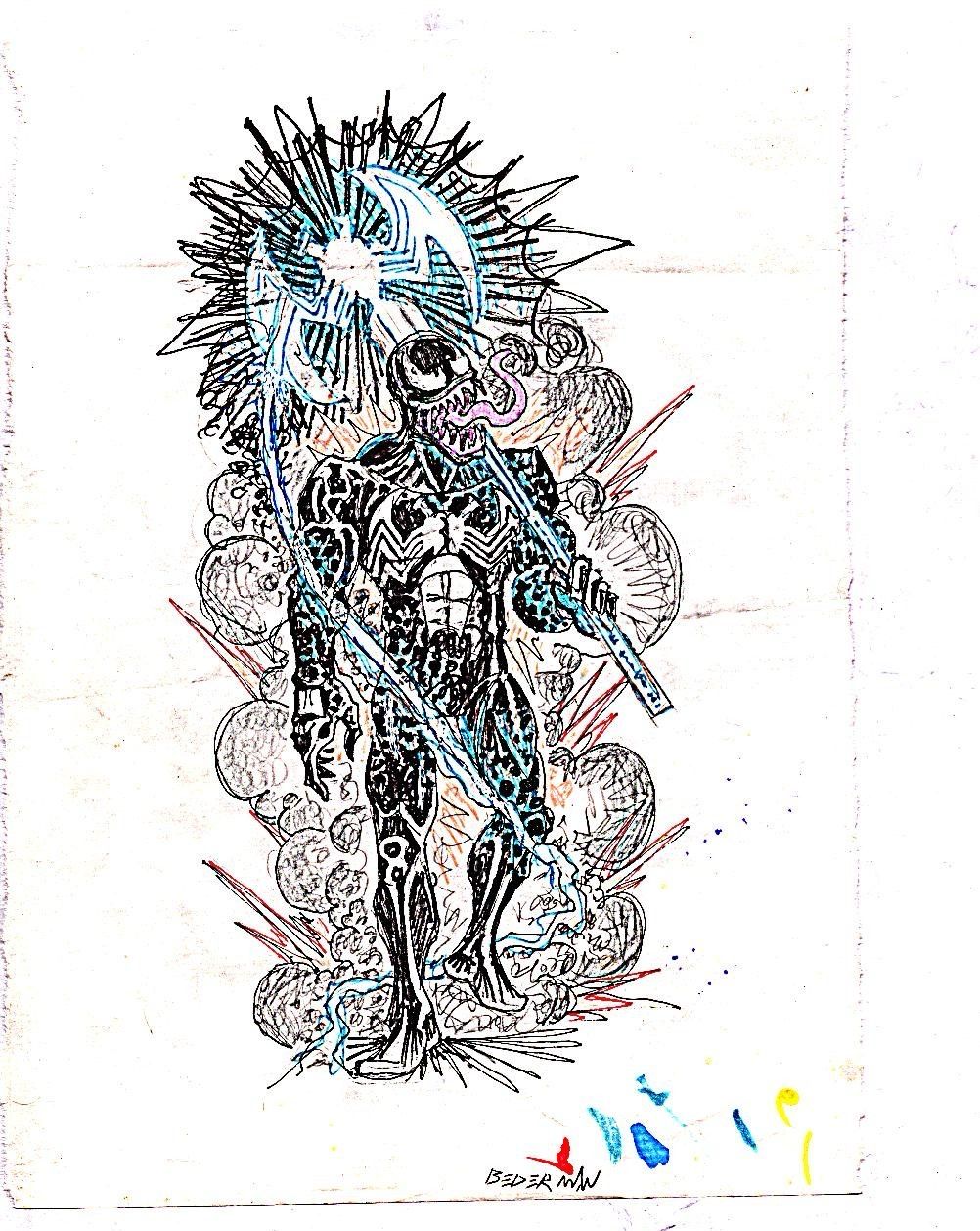 King In Black Issue 5 Cover Sketch