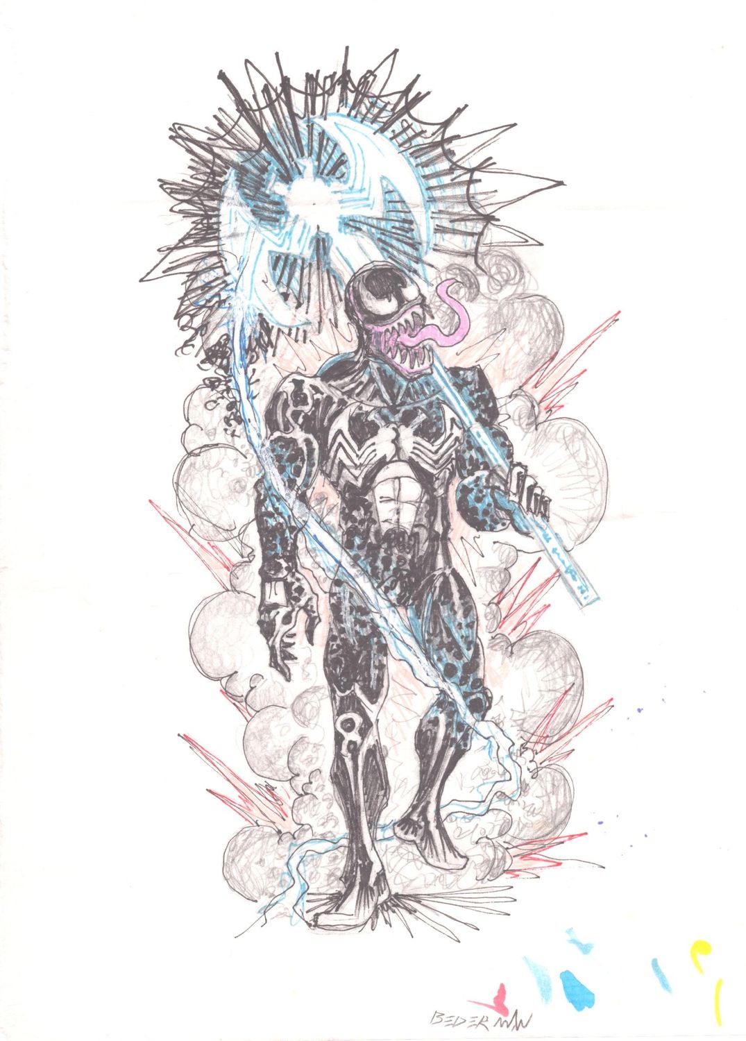 King In Black Issue 5 Cover Sketch