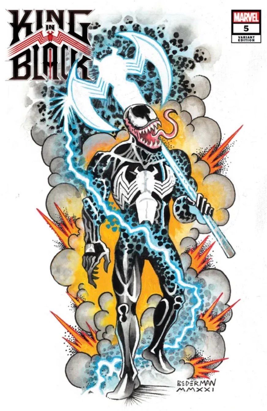 King In Black Issue 5 Cover Sketch