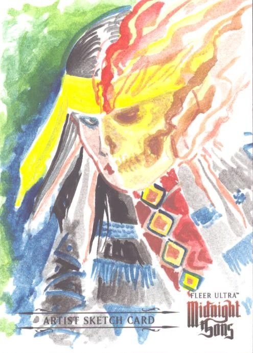 Kushala The Spirit Rider Sketch Card 1