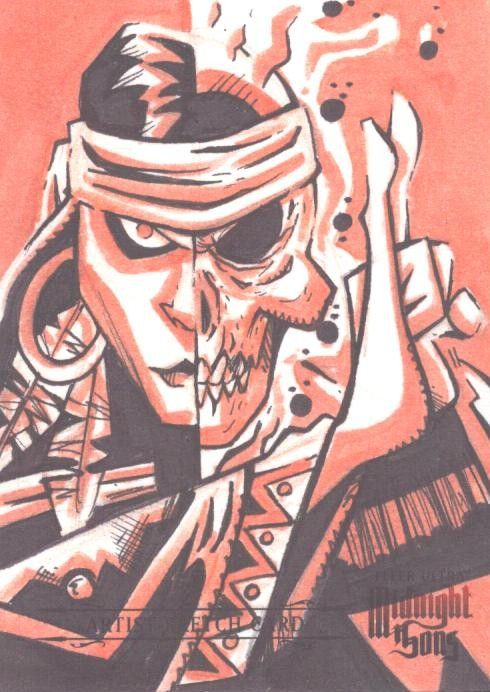 Kushala The Spirit Rider Sketch Card 1