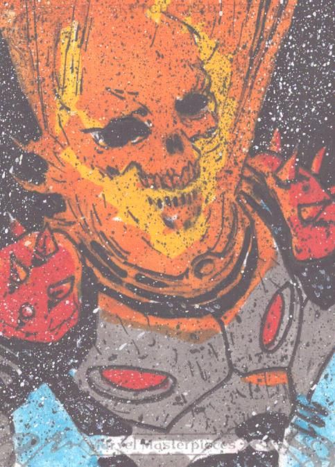 Cosmic Ghost Rider Sketch Card 1