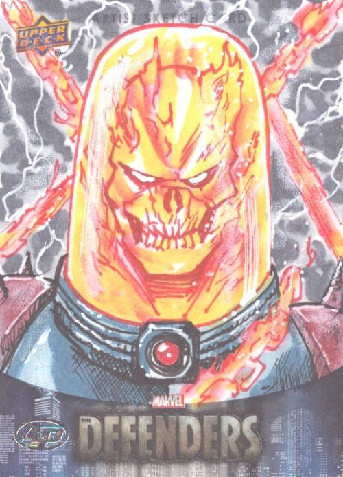 Cosmic Ghost Rider Sketch Card 1