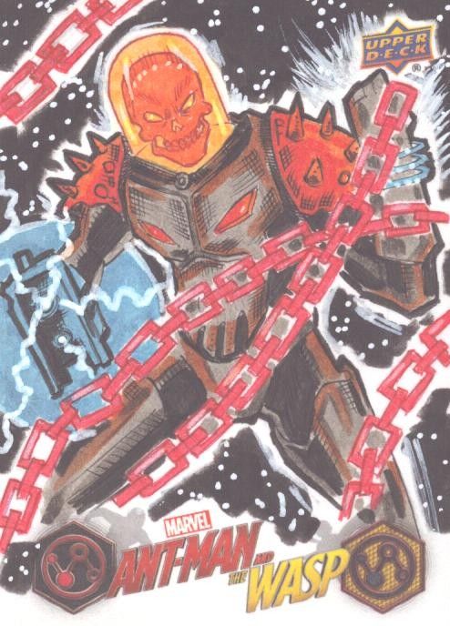 Cosmic Ghost Rider Sketch Card 1