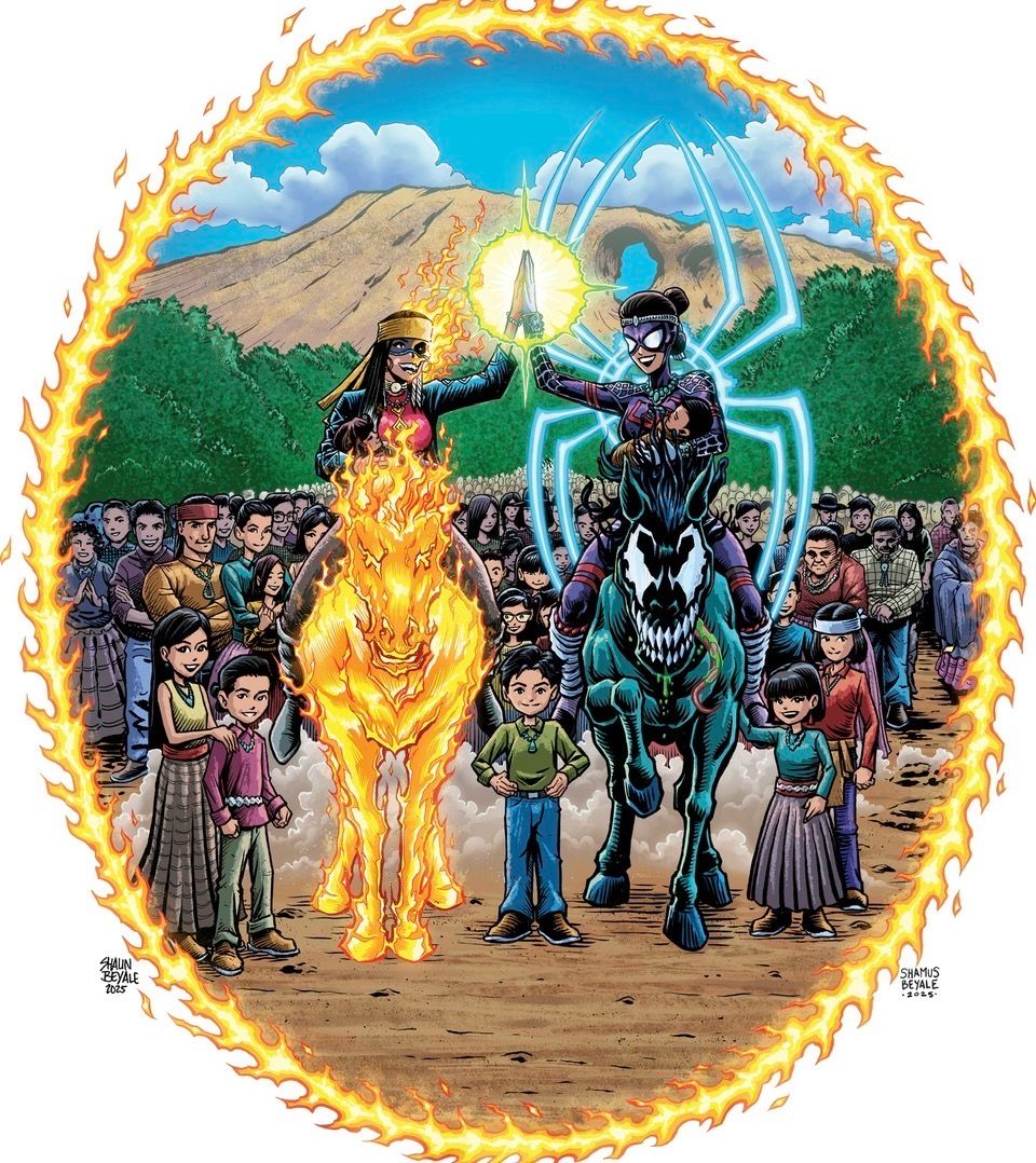 Spirit Rider and Spider-Weaver Rescuing Indigenous Peoples Enslaved In The San Luis Valley of Colorado