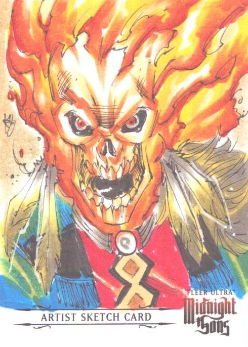 Kushala The Spirit Rider Sketch Card 1