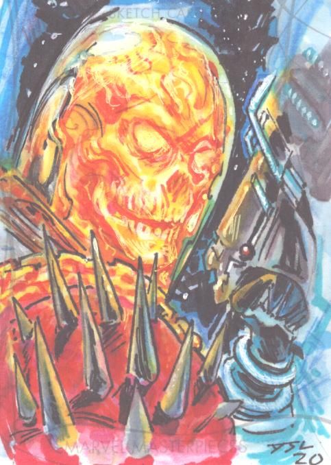 Cosmic Ghost Rider Sketch Card 1