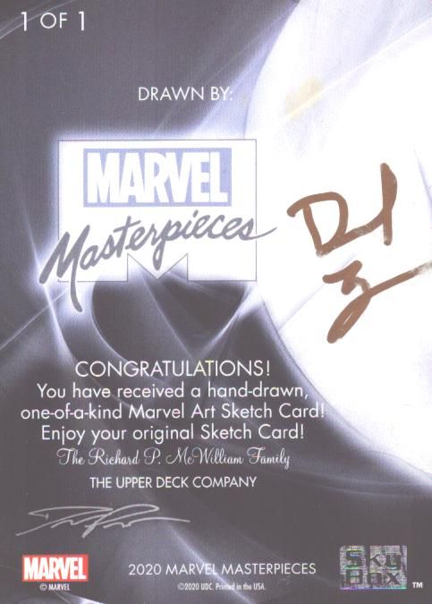 Cosmic Ghost Rider Sketch Card 1