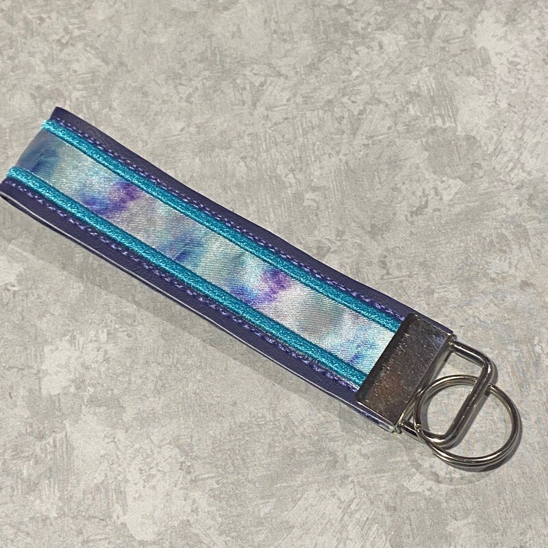 Key Fob - Blue Marble