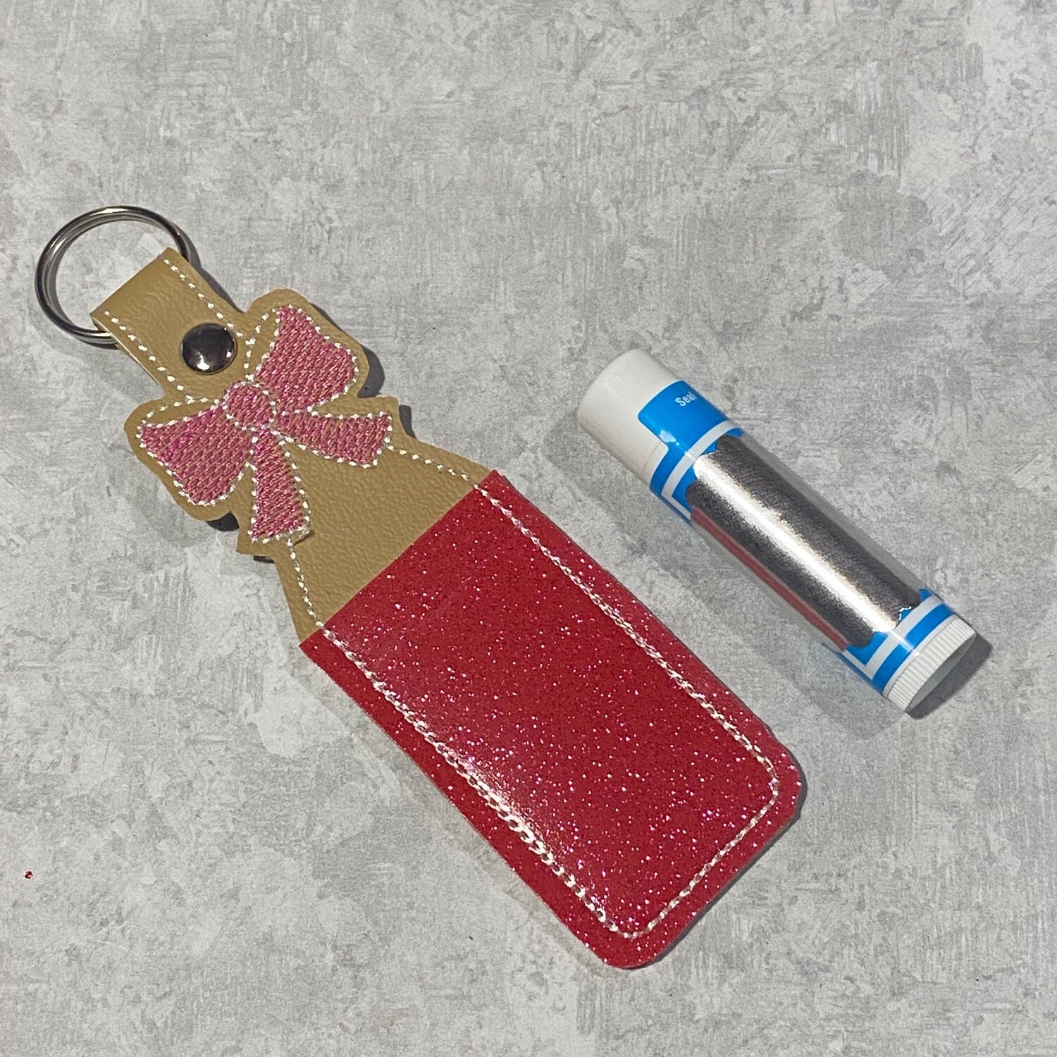 Tan &amp; Pink Bow CH