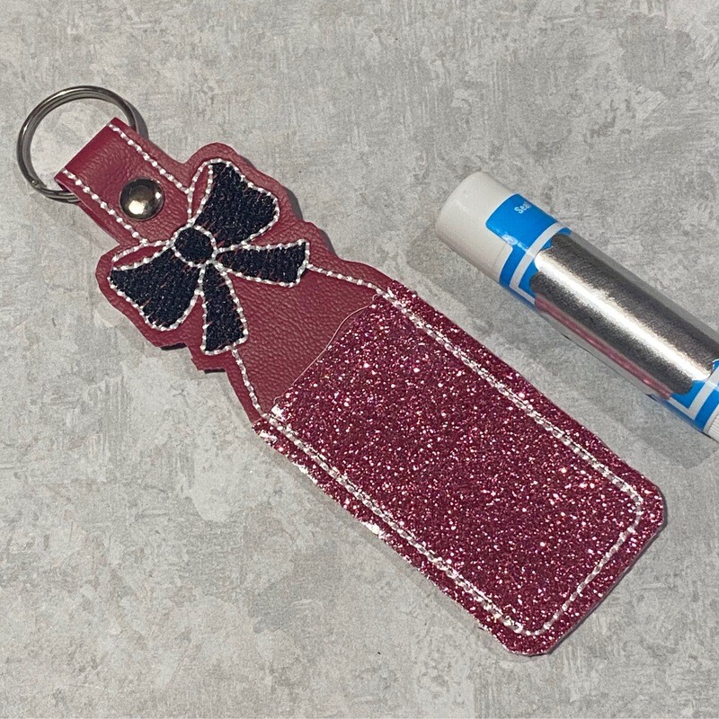 Mauve &amp; Black Bow CH