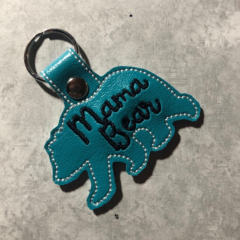 Mama Bear - Teal/Black