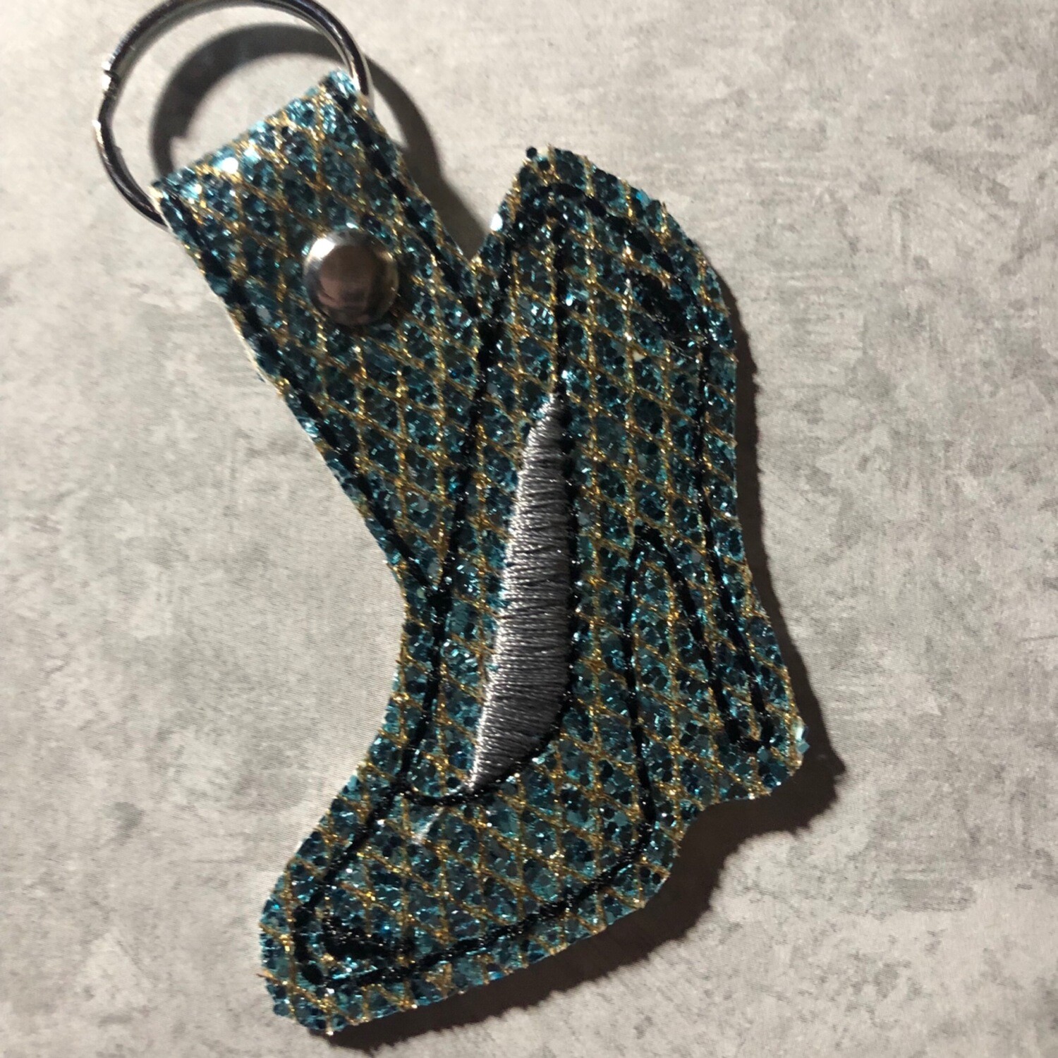 Glass Slipper High Heel - Teal