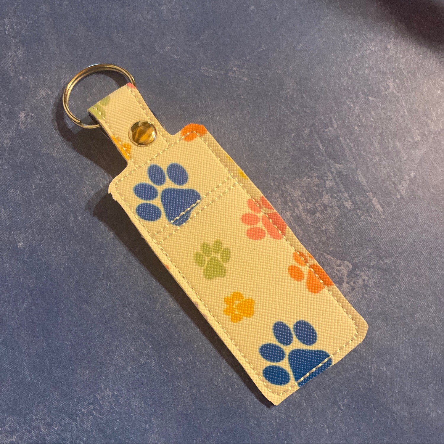 Paw Print Chapstick Holder