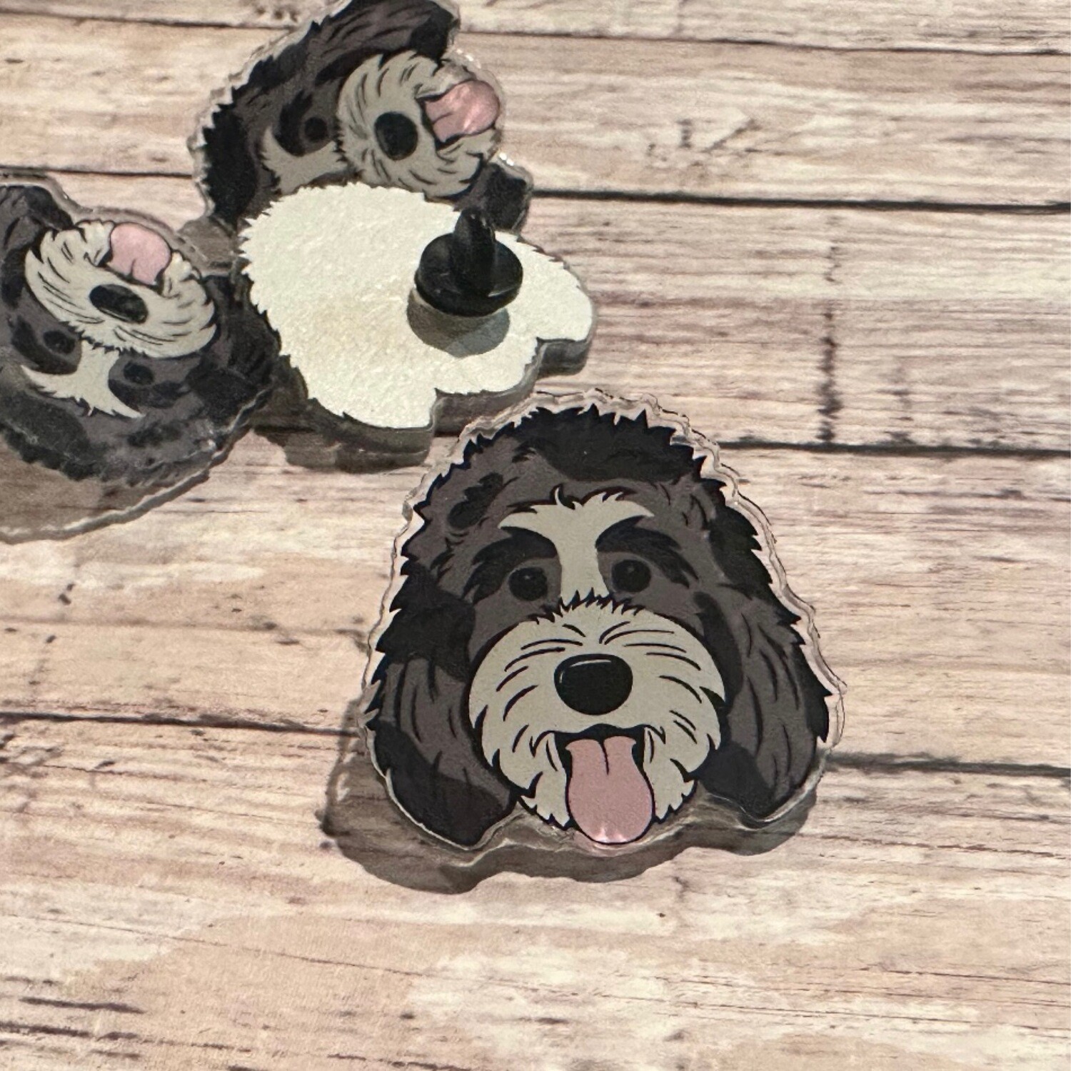 Doodle Pin (#38) | Acrylic | 1.5 inch