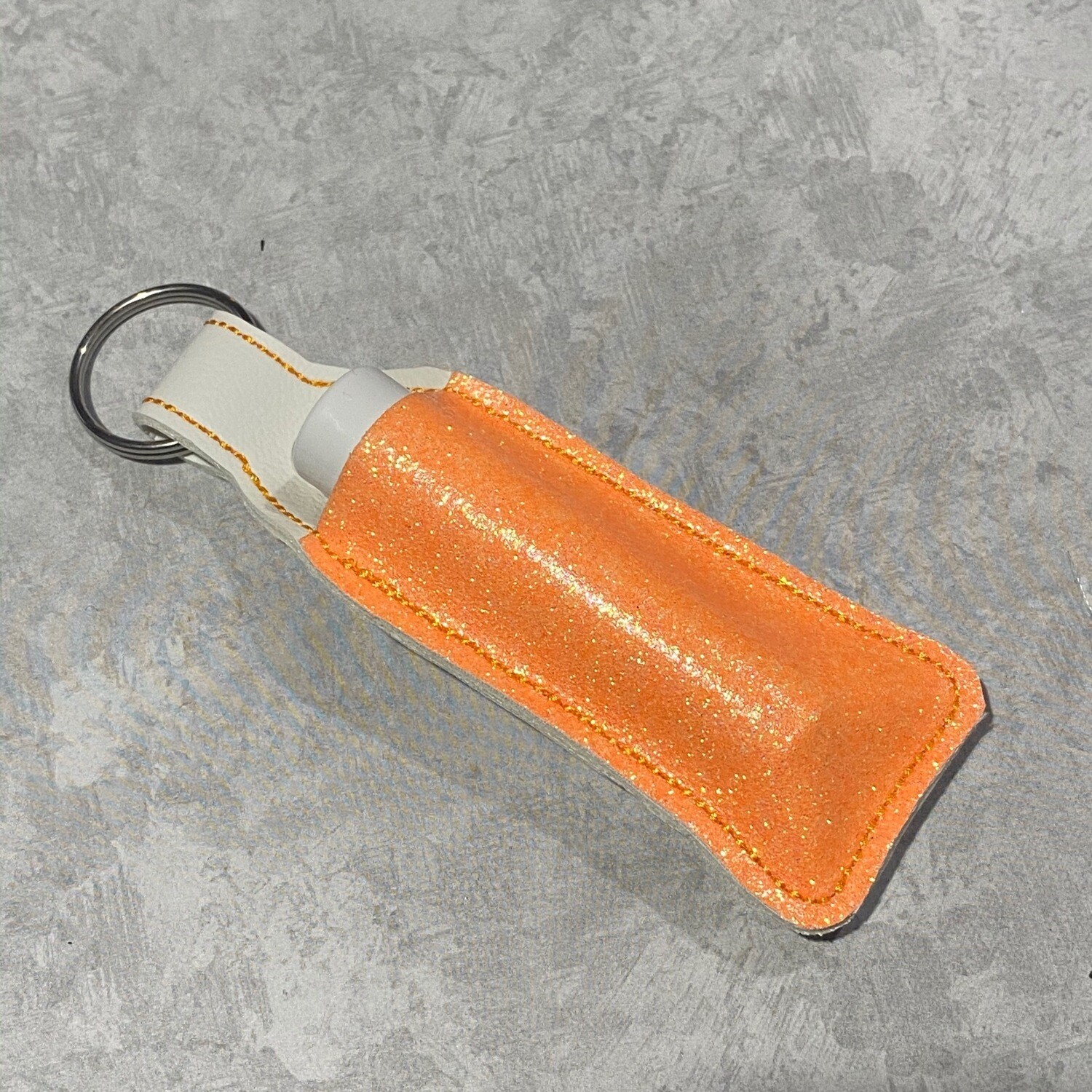 White &amp; Orange Glitter CH