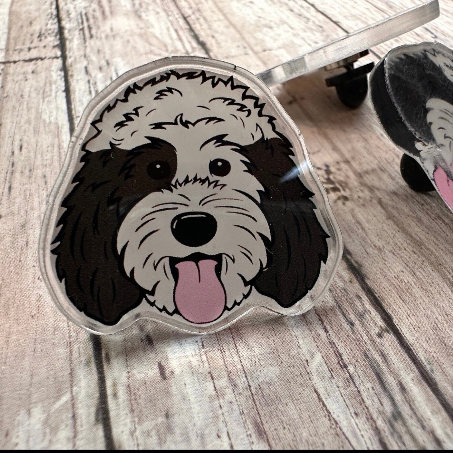 Doodle Pin (#33) | Acrylic | 1.5 inch