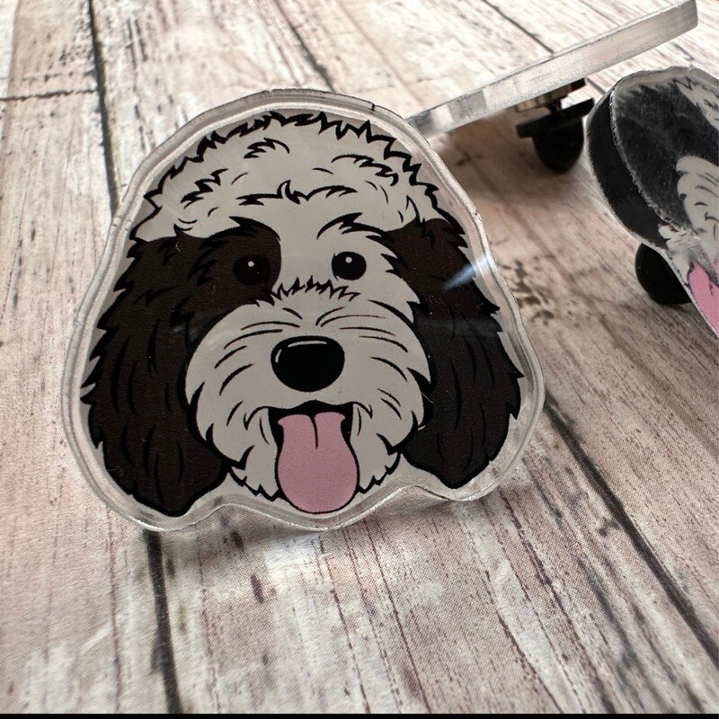 Doodle Pin (#33) | Acrylic | 1.5 inch