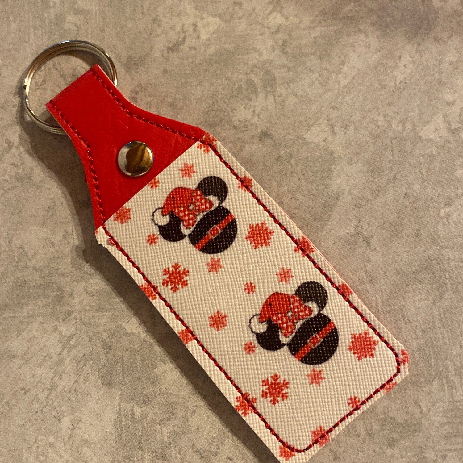 Santa Mouse Chapstick Holder