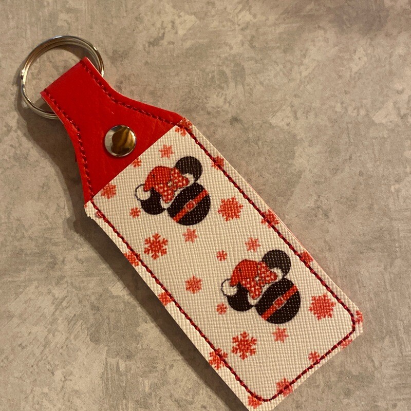 Santa Mouse Chapstick Holder